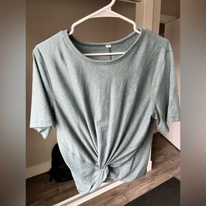 Lululemon crop twist tee